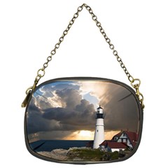 Lighthouse Beacon Light House Chain Purses (two Sides)  by Nexatart