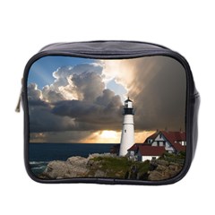 Lighthouse Beacon Light House Mini Toiletries Bag 2-Side