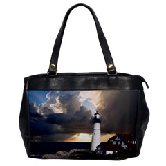 Lighthouse Beacon Light House Office Handbags