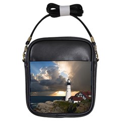 Lighthouse Beacon Light House Girls Sling Bags by Nexatart