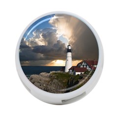 Lighthouse Beacon Light House 4-port Usb Hub (one Side) by Nexatart