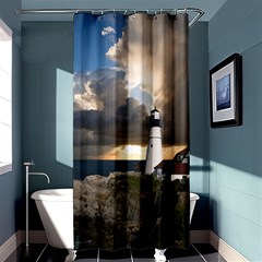 Lighthouse Beacon Light House Shower Curtain 36  x 72  (Stall) 