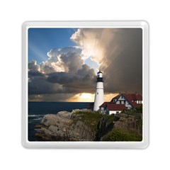 Lighthouse Beacon Light House Memory Card Reader (square)  by Nexatart