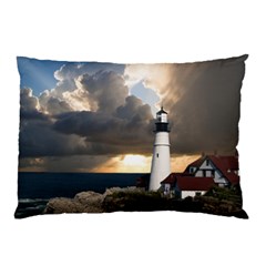 Lighthouse Beacon Light House Pillow Case (Two Sides)