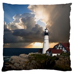 Lighthouse Beacon Light House Large Cushion Case (Two Sides)