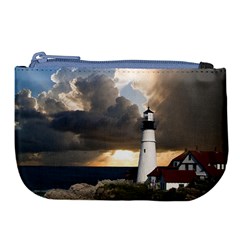 Lighthouse Beacon Light House Large Coin Purse by Nexatart