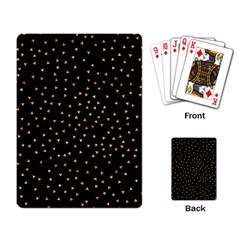 Grunge Pattern Black Triangles Playing Card by Nexatart