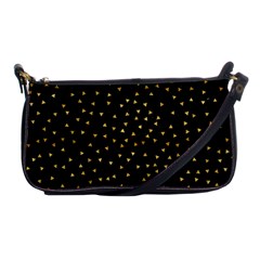 Grunge Pattern Black Triangles Shoulder Clutch Bags by Nexatart