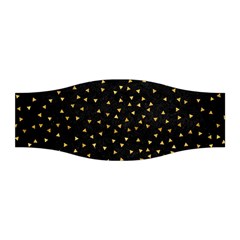 Grunge Pattern Black Triangles Stretchable Headband by Nexatart