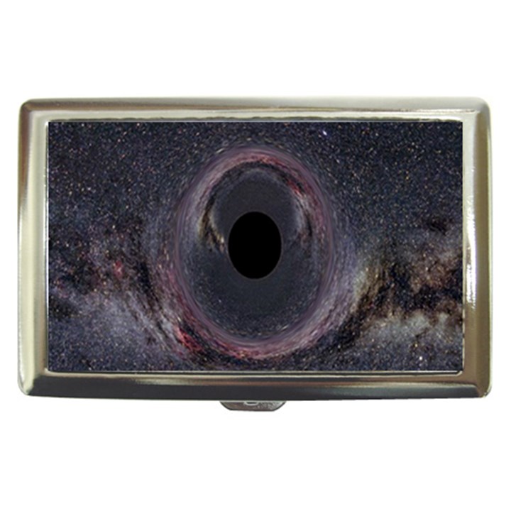 Black Hole Blue Space Galaxy Star Cigarette Money Cases