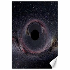 Black Hole Blue Space Galaxy Star Canvas 20  X 30   by Mariart