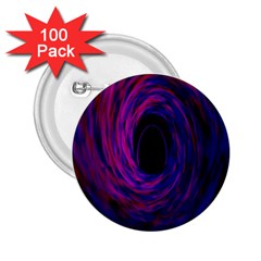 Black Hole Rainbow Blue Purple 2 25  Buttons (100 Pack) 