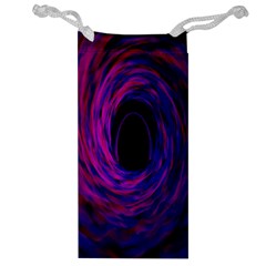 Black Hole Rainbow Blue Purple Jewelry Bag