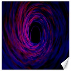 Black Hole Rainbow Blue Purple Canvas 20  X 20  