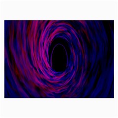 Black Hole Rainbow Blue Purple Large Glasses Cloth