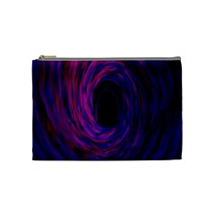 Black Hole Rainbow Blue Purple Cosmetic Bag (medium)  by Mariart