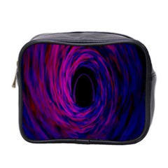 Black Hole Rainbow Blue Purple Mini Toiletries Bag 2-side