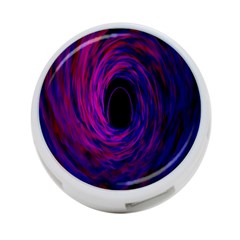 Black Hole Rainbow Blue Purple 4-port Usb Hub (one Side)