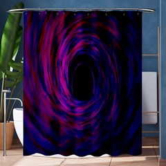 Black Hole Rainbow Blue Purple Shower Curtain 60  X 72  (medium)  by Mariart