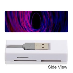 Black Hole Rainbow Blue Purple Memory Card Reader (stick) 