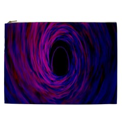 Black Hole Rainbow Blue Purple Cosmetic Bag (xxl)  by Mariart