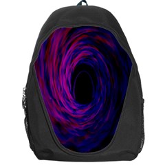 Black Hole Rainbow Blue Purple Backpack Bag by Mariart