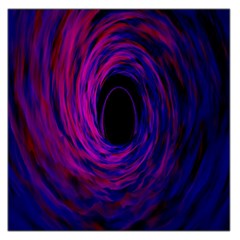 Black Hole Rainbow Blue Purple Large Satin Scarf (square) by Mariart