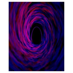 Black Hole Rainbow Blue Purple Drawstring Bag (small)