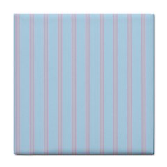 Bleu Pink Line Vertical Tile Coasters