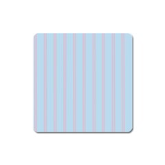 Bleu Pink Line Vertical Square Magnet by Mariart