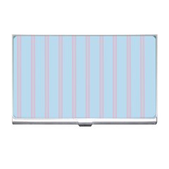 Bleu Pink Line Vertical Business Card Holders