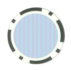 Bleu Pink Line Vertical Poker Chip Card Guard (10 Pack)