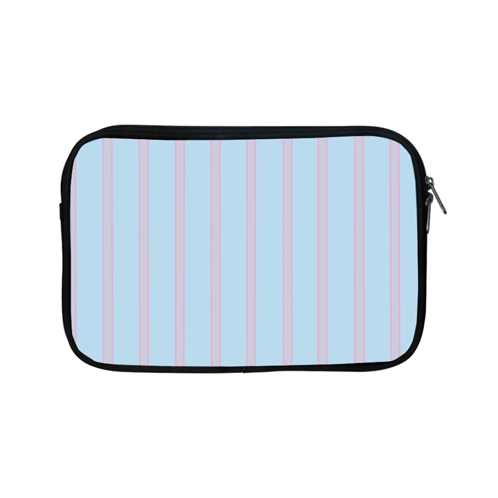 Bleu Pink Line Vertical Apple iPad Mini Zipper Cases