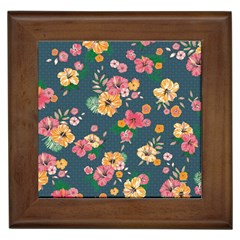 Aloha Hawaii Flower Floral Sexy Framed Tiles by Mariart