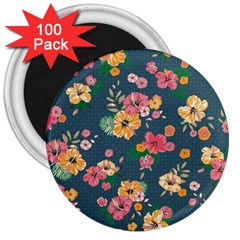 Aloha Hawaii Flower Floral Sexy 3  Magnets (100 Pack) by Mariart