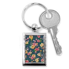 Aloha Hawaii Flower Floral Sexy Key Chains (rectangle) 