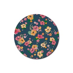 Aloha Hawaii Flower Floral Sexy Rubber Coaster (round)  by Mariart