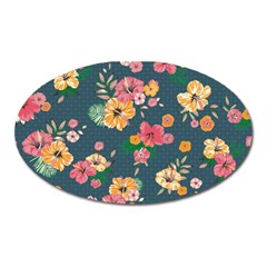 Aloha Hawaii Flower Floral Sexy Oval Magnet by Mariart