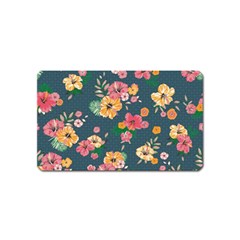 Aloha Hawaii Flower Floral Sexy Magnet (name Card) by Mariart