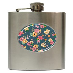 Aloha Hawaii Flower Floral Sexy Hip Flask (6 Oz)