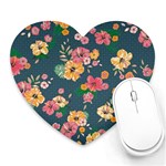 Aloha Hawaii Flower Floral Sexy Heart Mousepads Front