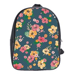 Aloha Hawaii Flower Floral Sexy School Bag (large)