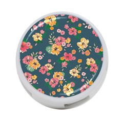 Aloha Hawaii Flower Floral Sexy 4-port Usb Hub (two Sides) 