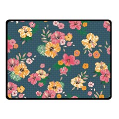 Aloha Hawaii Flower Floral Sexy Fleece Blanket (small)