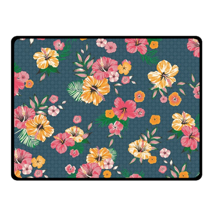 Aloha Hawaii Flower Floral Sexy Fleece Blanket (Small)