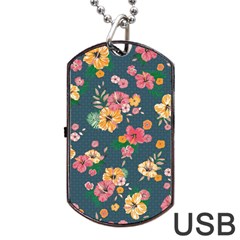 Aloha Hawaii Flower Floral Sexy Dog Tag Usb Flash (one Side)