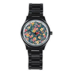 Aloha Hawaii Flower Floral Sexy Stainless Steel Round Watch