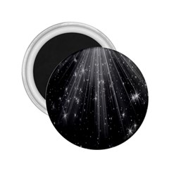 Black Rays Light Stars Space 2.25  Magnets