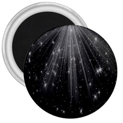 Black Rays Light Stars Space 3  Magnets