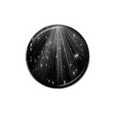 Black Rays Light Stars Space Hat Clip Ball Marker